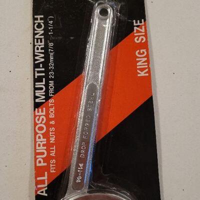 Lot 542: Crescent R-216 + (2) New All Purpose Wrenches