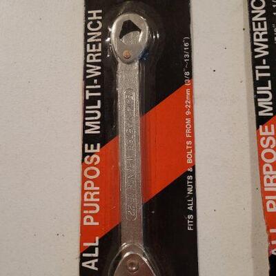 Lot 542: Crescent R-216 + (2) New All Purpose Wrenches