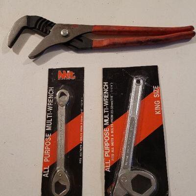 Lot 542: Crescent R-216 + (2) New All Purpose Wrenches