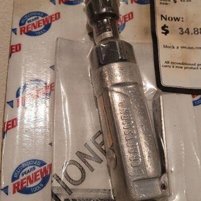 Lot 543: Vintage Reconditioned Sealed CRAFTSMAN Air Ratchet Wrench 