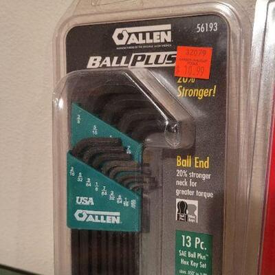Lot 544: Assorted NEW Tools - (Punch Set, Allen Wrench Set & Quick Release Ratchet)