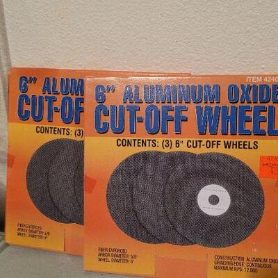 Lot 545: New Cut off Wheels + 6 pc. WIRE Brush Set