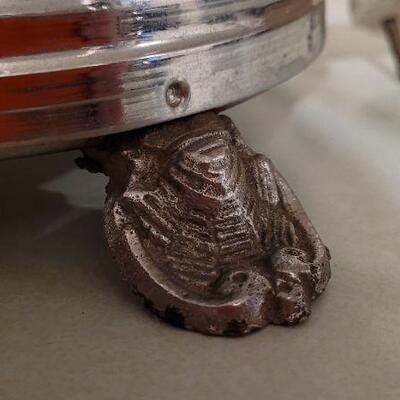 Lot 551: Vintage Ornate Made in Iran Beverage Samovar (Tea, Coffee, Cider, etc.)
