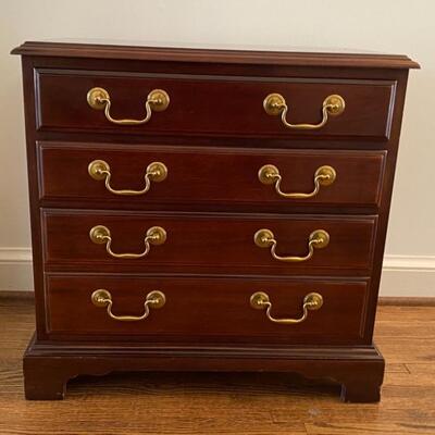 Chippendale 4 Drawer Side Table Chest by Hickory / James River Plantation