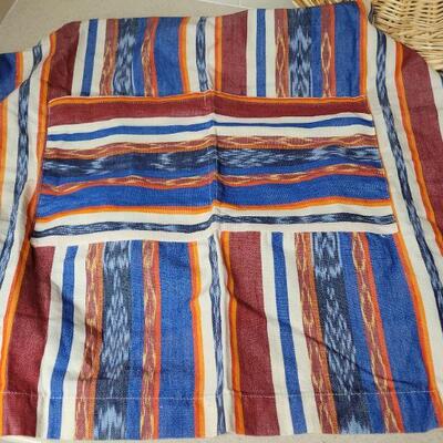 Lot 576: Apron, Large Basket Plate and Metal Trivet