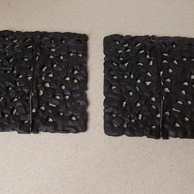 Lot 580: (2) Cast Iron Grill Presses