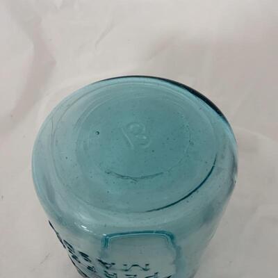 .42. VINTAGE | Number 13 Ball Blue Mason Jar | Collectible | Lucky