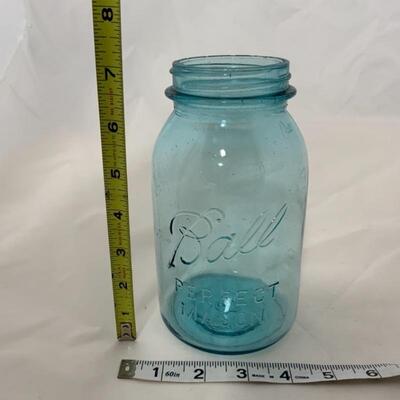 .42. VINTAGE | Number 13 Ball Blue Mason Jar | Collectible | Lucky