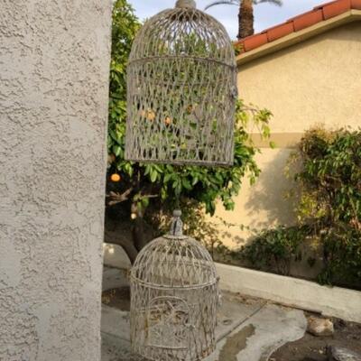 Lot 2. Pair of birdcages (14” x 18”)--WAS $55–NOW $41.25