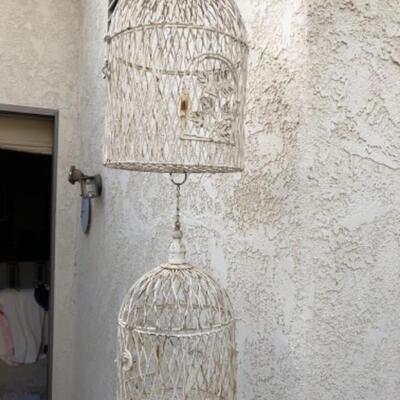 Lot 2. Pair of birdcages (14â€ x 18â€)--WAS $55â€“NOW $41.25