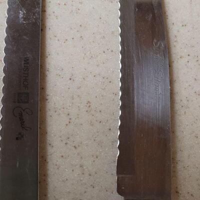 Lot 584: Knife, Ice Pick and Knife Sharpeners lot