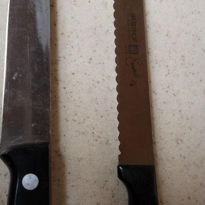 Lot 584: Knife, Ice Pick and Knife Sharpeners lot