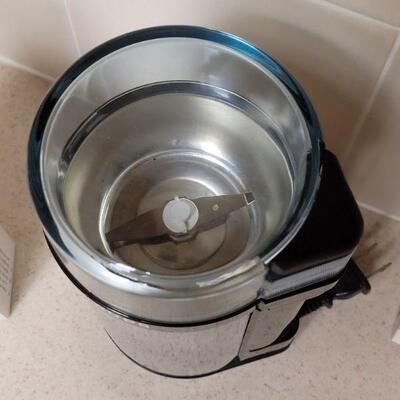 Lot 586: Krups Coffee Grinder & Filters
