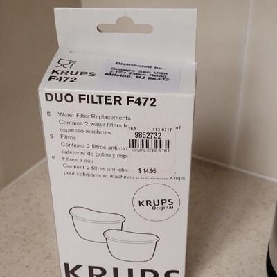 Lot 586: Krups Coffee Grinder & Filters