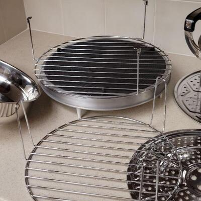 Lot 590: Canning Pot and Racks