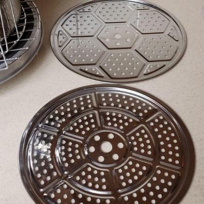 Lot 590: Canning Pot and Racks