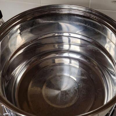 Lot 590: Canning Pot and Racks
