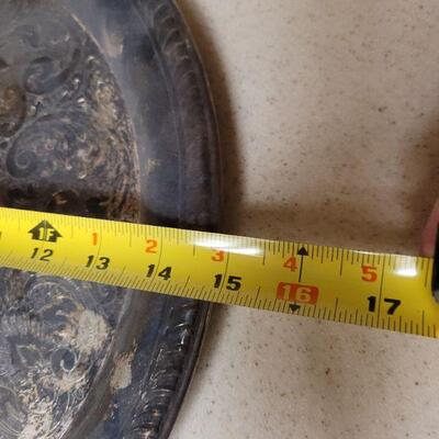 Lot 595: Silverplate Tray