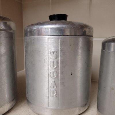 Lot 606: Vintage Cannister Set