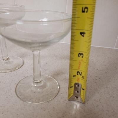 Lot 610:  Champagne Coupe Glasses