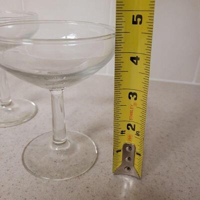Lot 610:  Champagne Coupe Glasses
