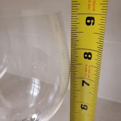 Lot 612: 9" Wine Glasses 
