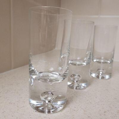 Lot 614: (6) Highball Bubble Shot Glasses