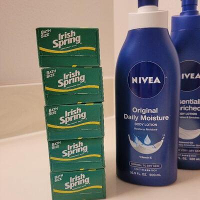 Lot 631: Soap, Lotion, Jojoba Oil, Mouthwash, Toothbrush and Pill Organizer