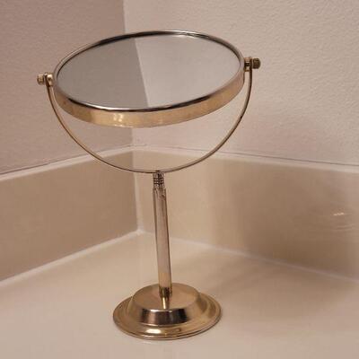 Lot 632: New RESTORATION HARDWARE Hair Brush & Vanity Mirror 