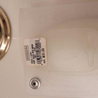 Lot 632: New RESTORATION HARDWARE Hair Brush & Vanity Mirror 