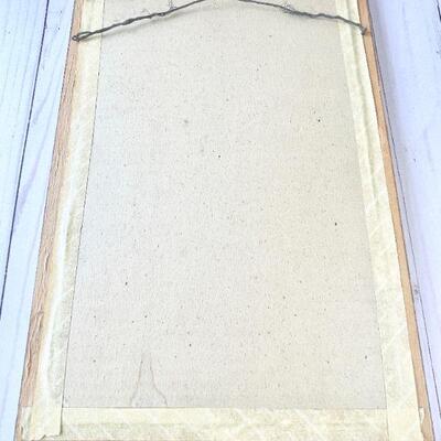 LOT 79  ANTIQUE 1920s FRAMED PRINT SIGNED MARY GOLD TSANYA ART DECO EXOTIC WOMEN COSTUMES  
