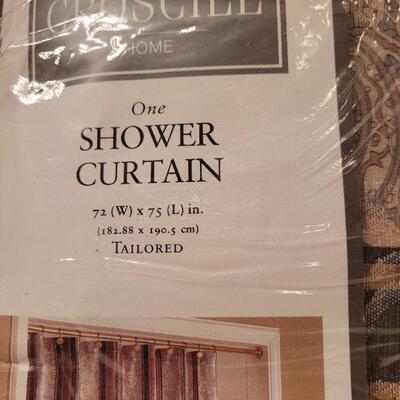 Lot 649: NEW Croscill Shower Curtain 
