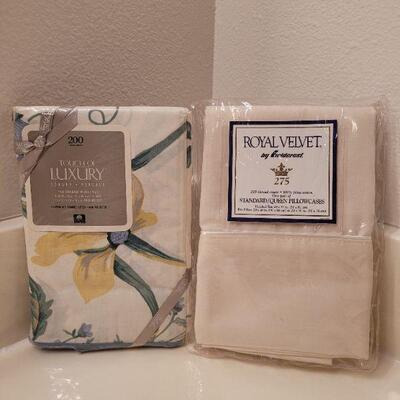 Lot 650: (2) New Standard Pillowcases