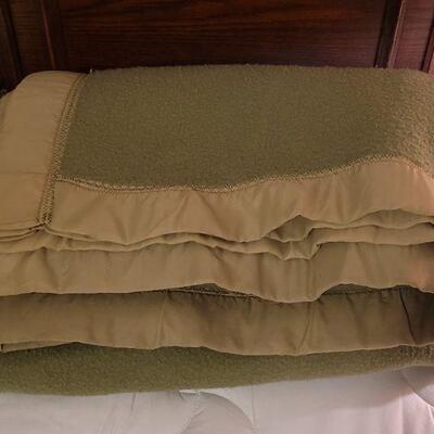 Lot 679: Green Blanket