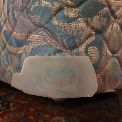 Lot 680: King Size Bed with Serta Mattresses and Mattress Pad