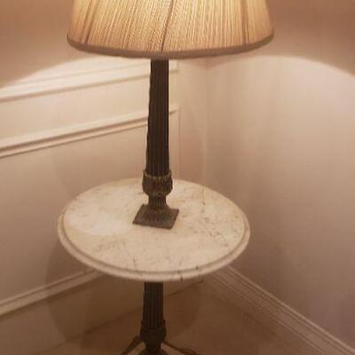 Lamp with Marble Top