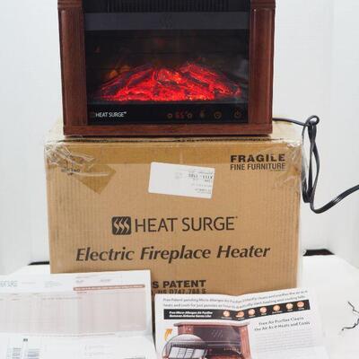 Lot 51  New Heat Surge electric fireplace