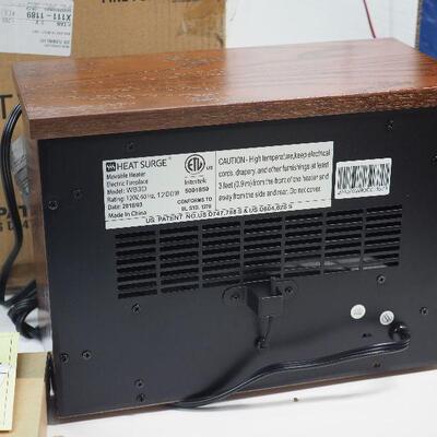 Lot 51  New Heat Surge electric fireplace