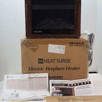 Lot 51  New Heat Surge electric fireplace