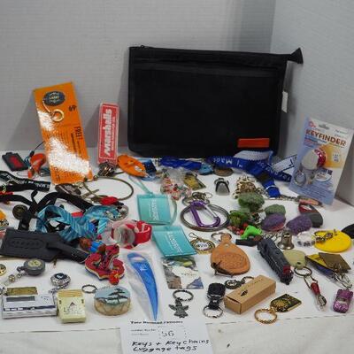 Lot 56 Keys and key chain collection