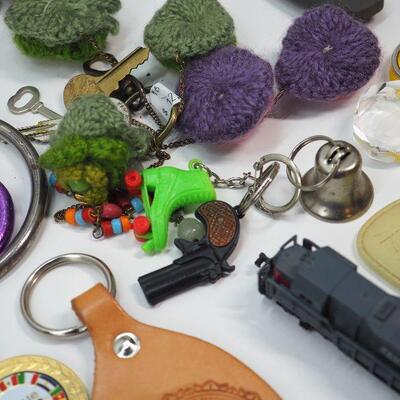 Lot 56 Keys and key chain collection