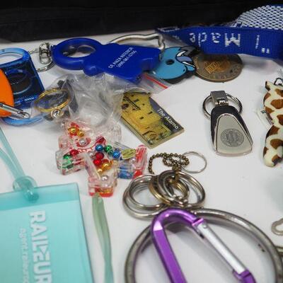 Lot 56 Keys and key chain collection