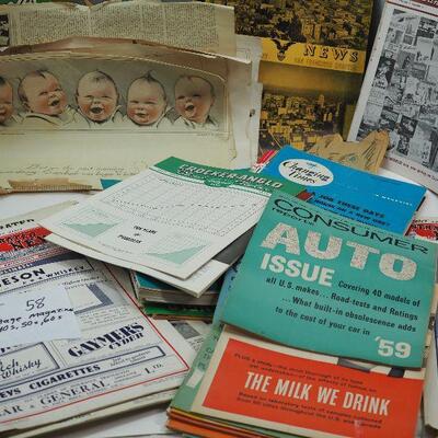 Lot 58 Vintage magazines 1940s, 50s 60s.