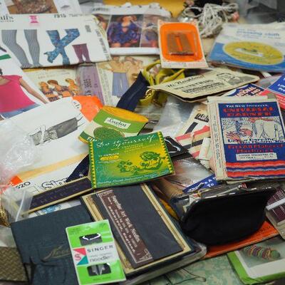Lot 60 Sewing ephemera