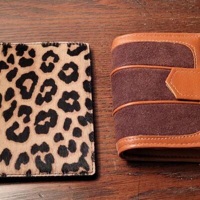 Lot 695: (2) New Wallets - J Crew & Roger Gimbel