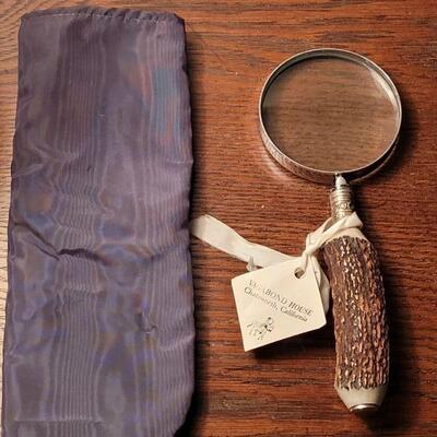 Lot 702: Vagabond Horn Handle Magnifying Glass