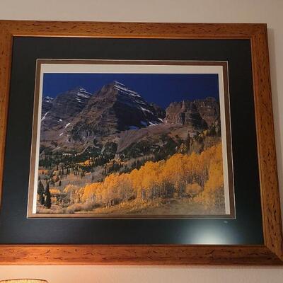 Lot 707: Signed Framed Signed Photography (37.25" Ã— 33")