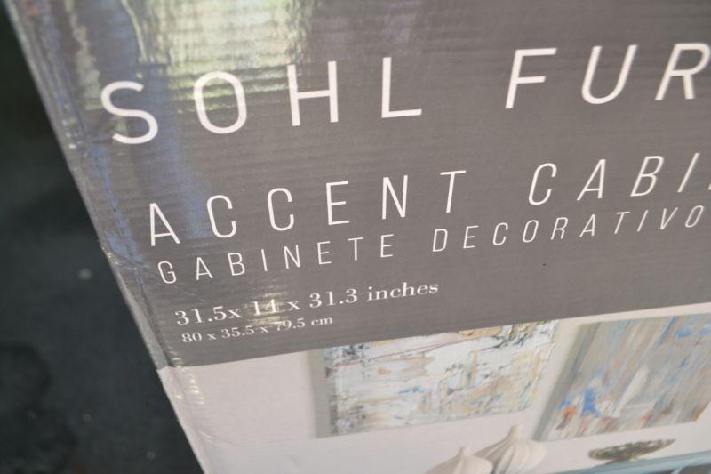 LOT 763 SOHL FURNITURE ACCENT STILL IN BOX