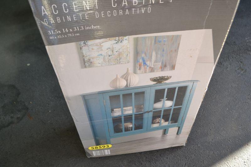 LOT 763 SOHL FURNITURE ACCENT STILL IN BOX