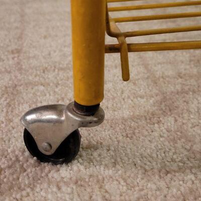 Lot 708: Vintage Yellow Cart